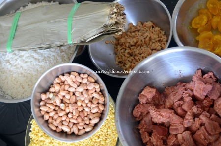 How to make zongzi (chinese tamales)